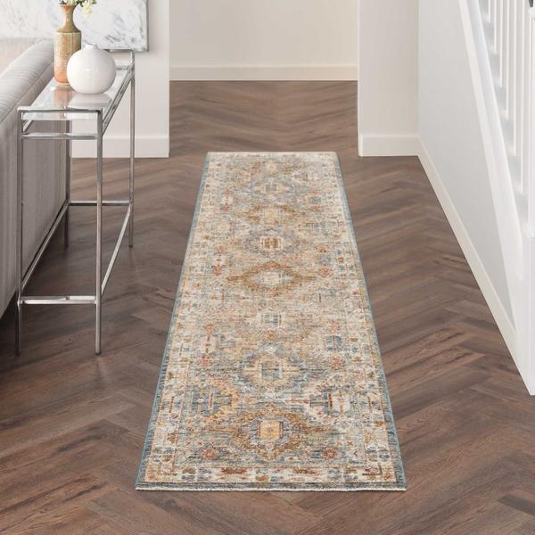 Nourison Sahar SHR01 Blue Rug