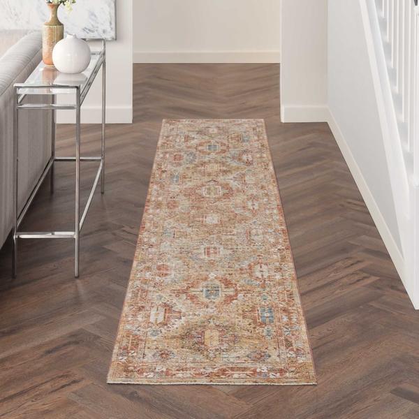 Nourison Sahar SHR01 Rust Rug