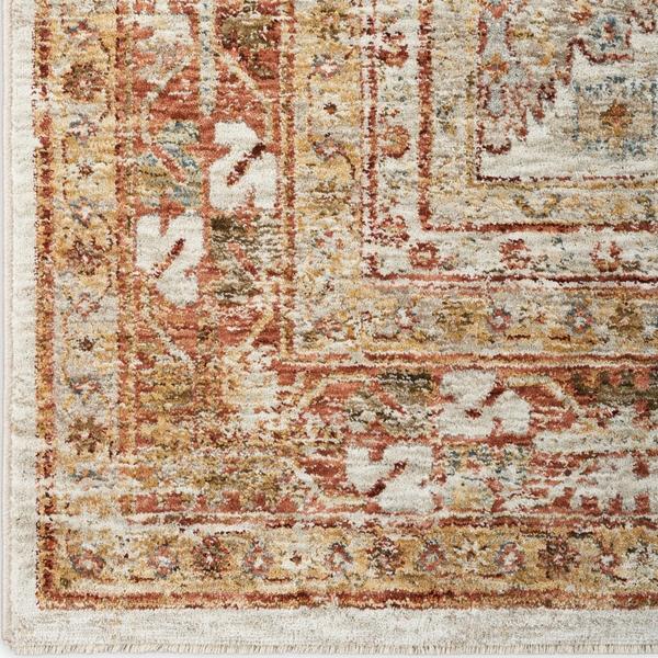 nourison Sahar SHR01 Rust Rug