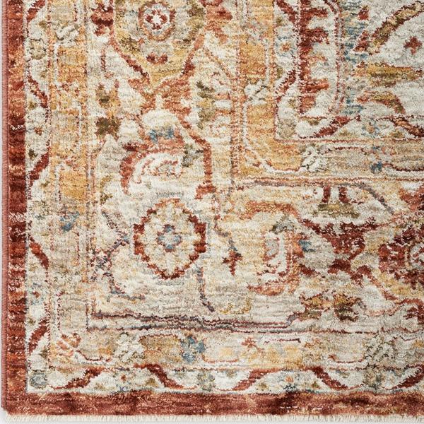 nourison Sahar SHR02 Rust Rug