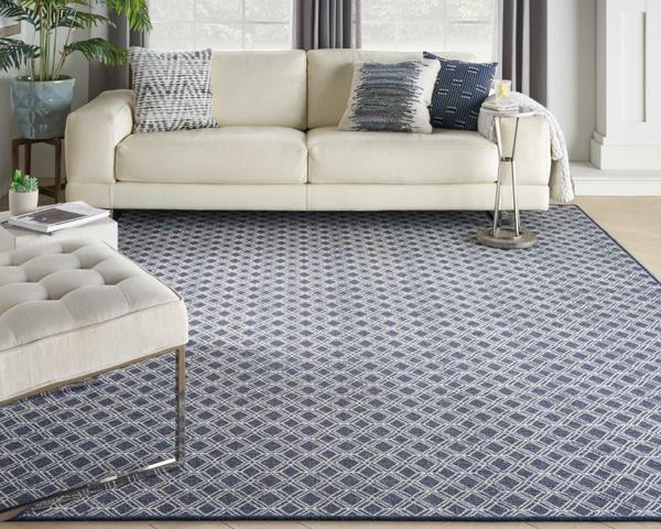 Nourison SAVOY DIAMOND SAVDM ADMIRAL BLUE