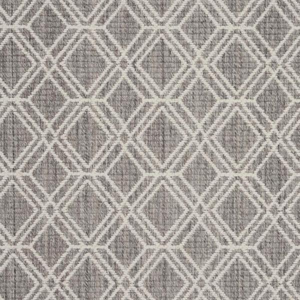 nourison SAVOY DIAMOND SAVDM BRUSHED NICKEL