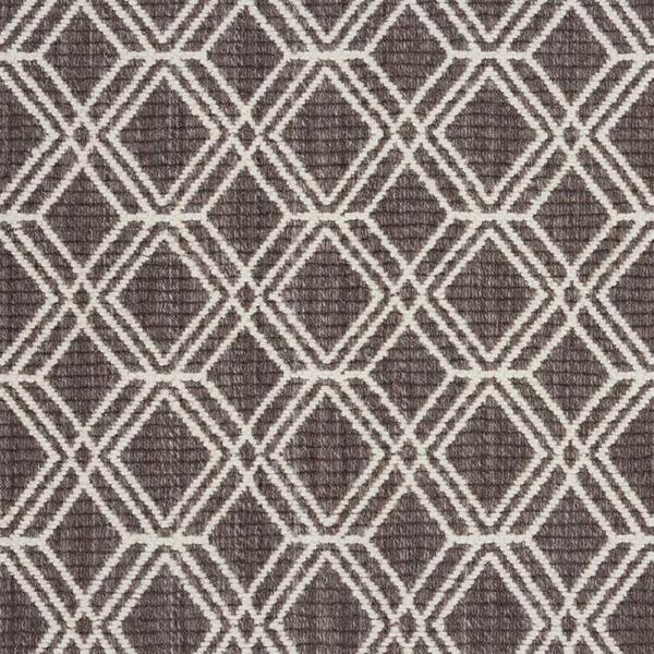 nourison SAVOY DIAMOND SAVDM CHAR BROWN