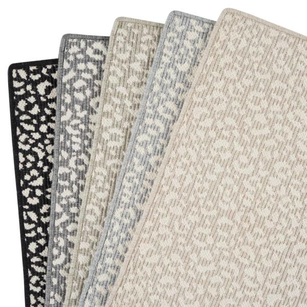 Nourison SAVOY LEOPARD SAVLP BRUSHED NICKEL