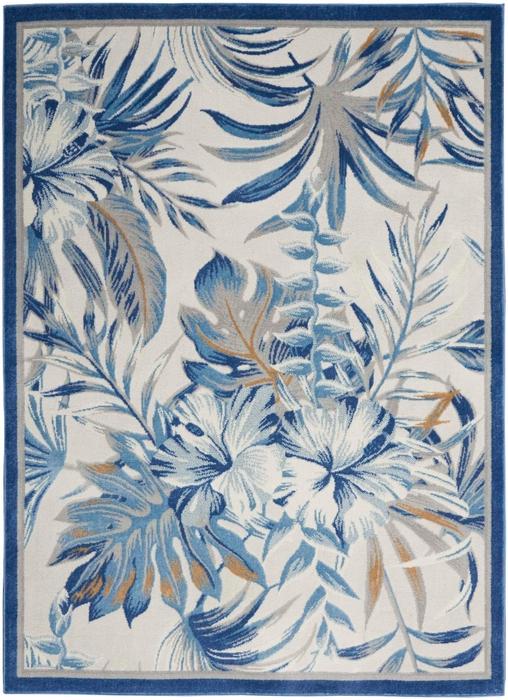 Nourison SEASIDE SDS02 IVORY BLUE AREA RUG