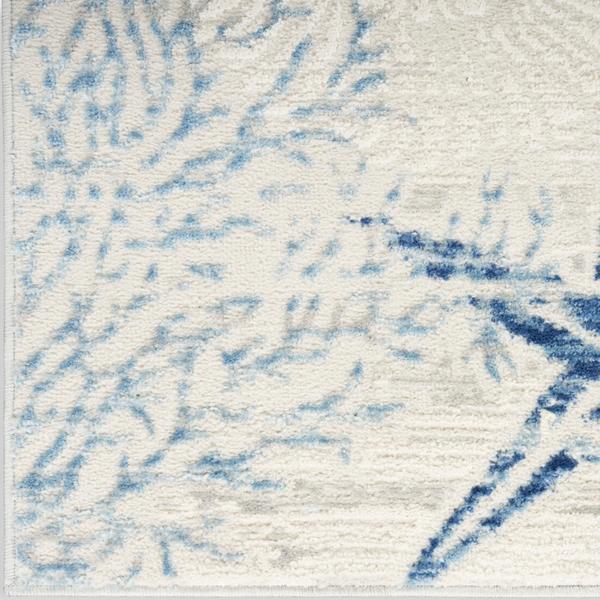 nourison Seaside SDS04 Ivory Grey Blue Rug