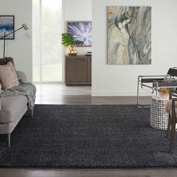 Nourison SHANGRI-LA SHI01 CHARCOAL AREA RUG