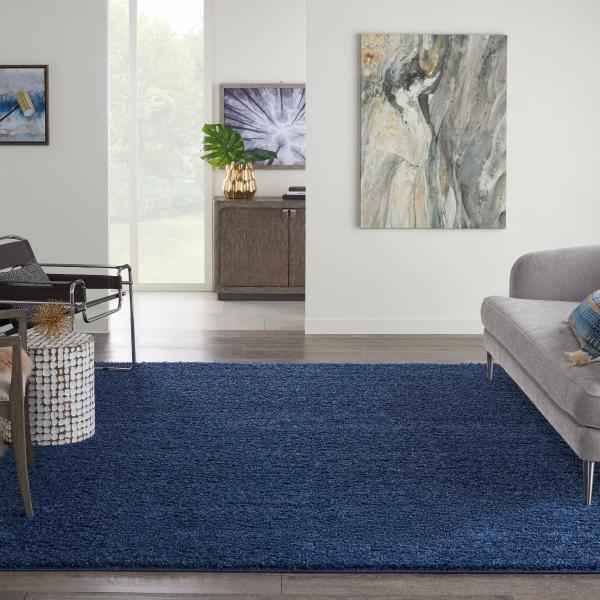 Nourison SHANGRI-LA SHI01 NAVY AREA RUG