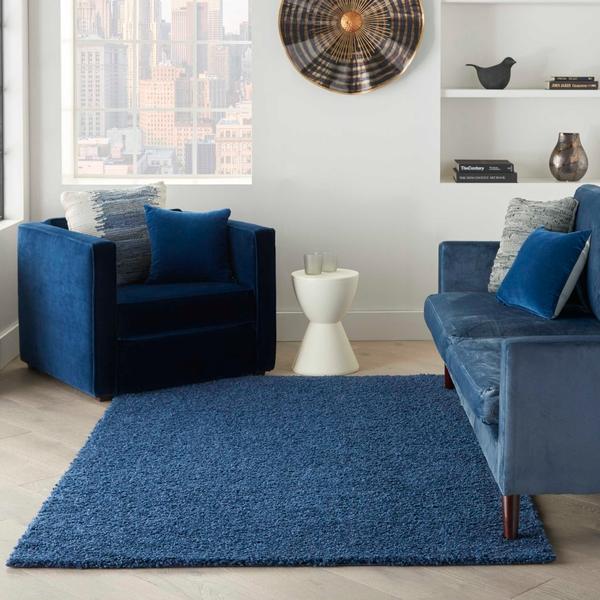 Nourison SHANGRI-LA SHI01 NAVY AREA RUG