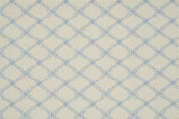 Nourison SHEER LATTICE SHLAT BABY BLUE