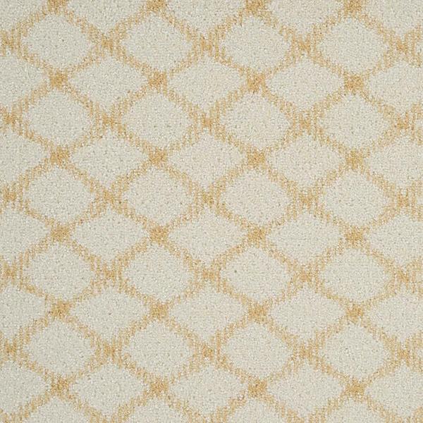 nourison SHEER LATTICE SHLAT CORNSILK