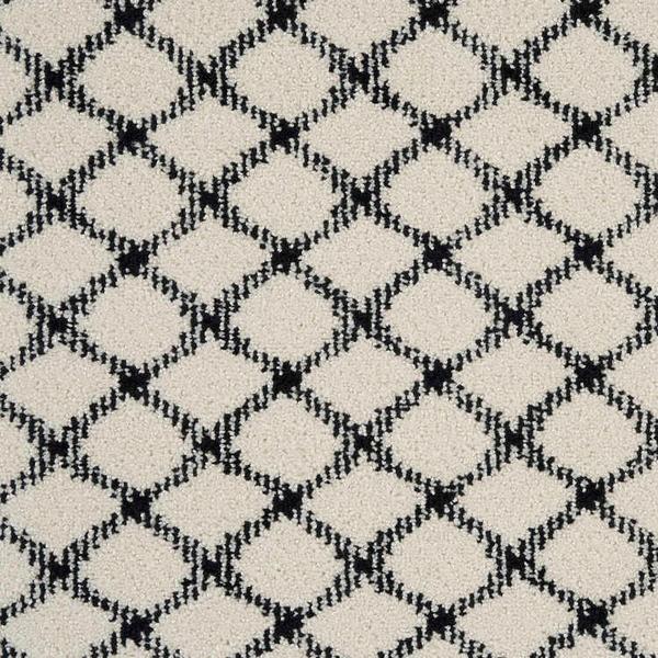 nourison SHEER LATTICE SHLAT EBONY