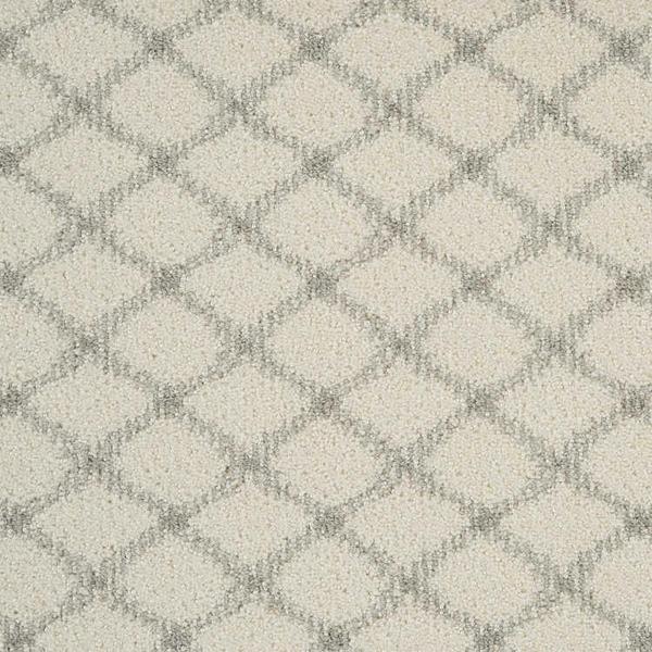 nourison SHEER LATTICE SHLAT GREY MIST