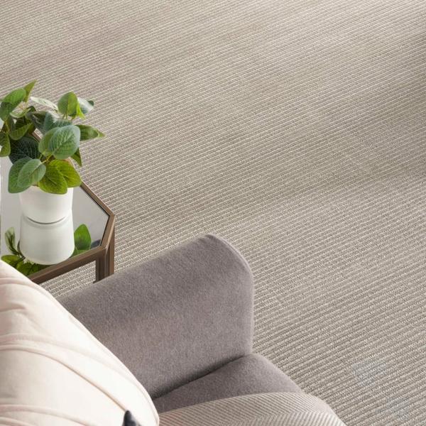 Nourison SHEER LINEAR SHLNR MUSHROOM