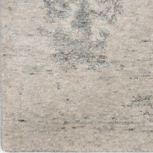 nourison SILK SHADOWS SHA14 IVORY/SILVER AREA RUG