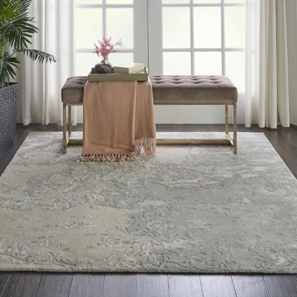 Nourison SILK SHADOWS SHA17 SAND AREA RUG