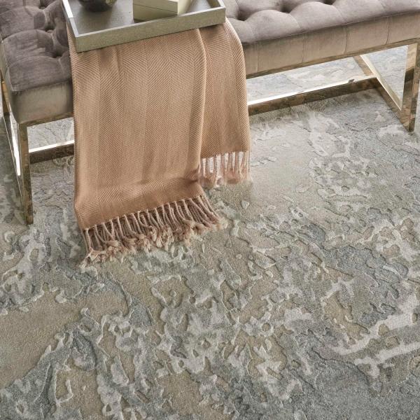 Nourison SILK SHADOWS SHA17 SAND AREA RUG