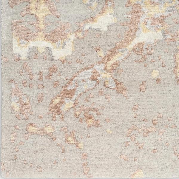 nourison Silk Shadows SHA20 Silver Rug