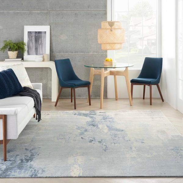 Nourison Silk Shadows SHA21 Blue/Sky Rug