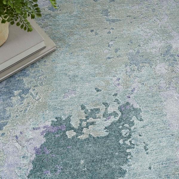 Nourison Silk Shadows SHA22 Blue/Green Rug