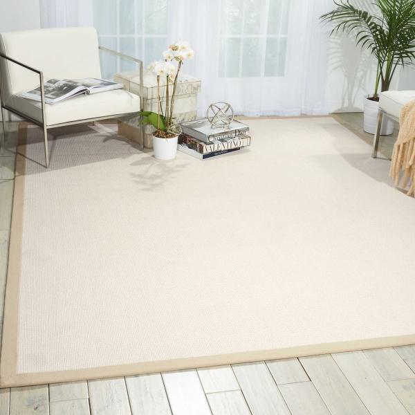 nourison SISAL SOFT SSF02 BLANC AREA RUG
