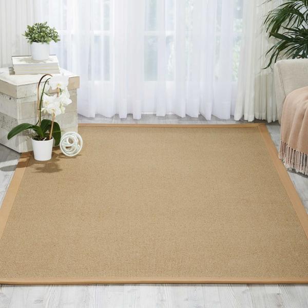 nourison SISAL SOFT SSF04 SAND AREA RUG