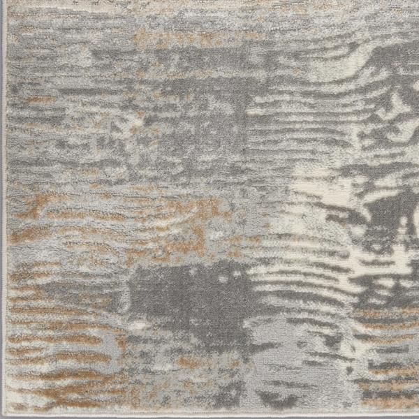 nourison SOLACE SLA01 GREY/BEIGE AREA RUG