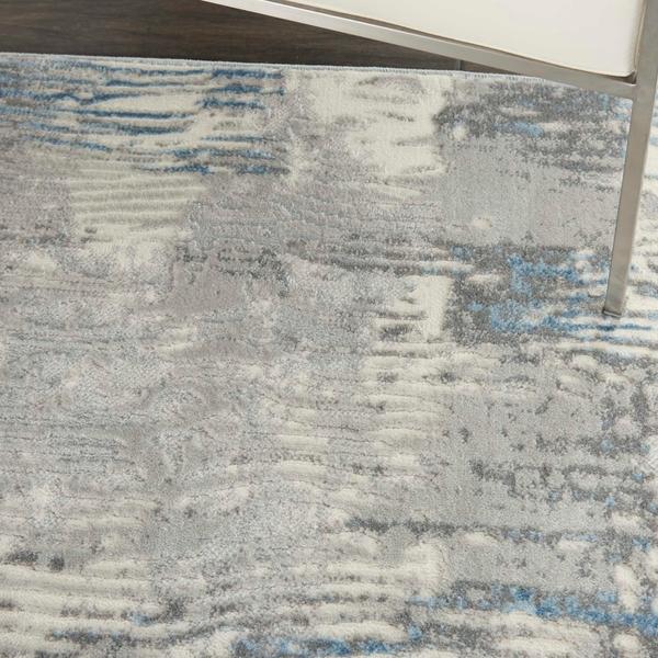 Nourison SOLACE SLA01 IVORY/GREY/BLUE AREA RUG