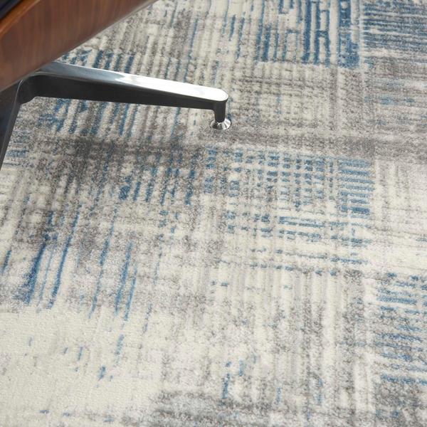 Nourison SOLACE SLA03 IVORY/GREY/BLUE AREA RUG