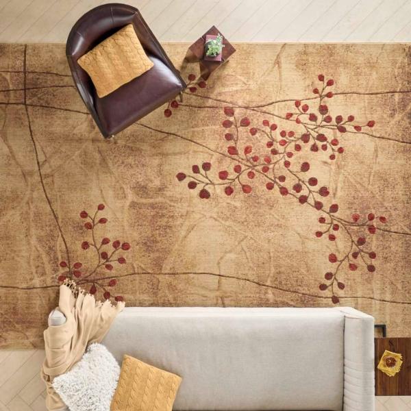 Nourison SOMERSET ST74 LATTE AREA RUG