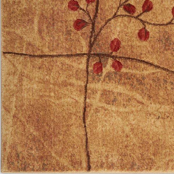 nourison SOMERSET ST74 LATTE AREA RUG