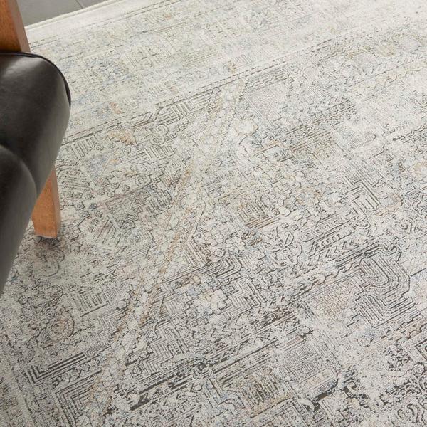 Nourison STARRY NIGHTS STN02 CREAM GREY AREA RUG