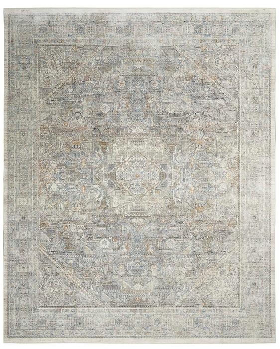 Nourison STARRY NIGHTS STN02 CREAM GREY AREA RUG