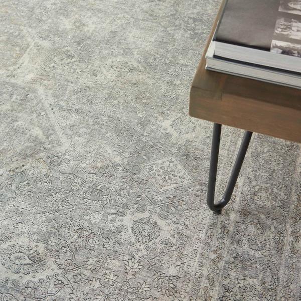 Nourison STARRY NIGHTS STN03 SILVER/CREAM AREA RUG