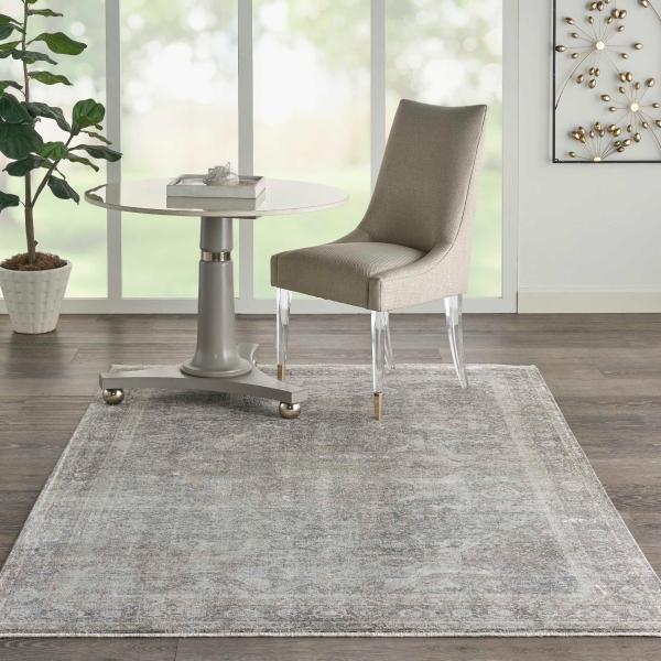 Nourison STARRY NIGHTS STN03 SILVER/CREAM AREA RUG