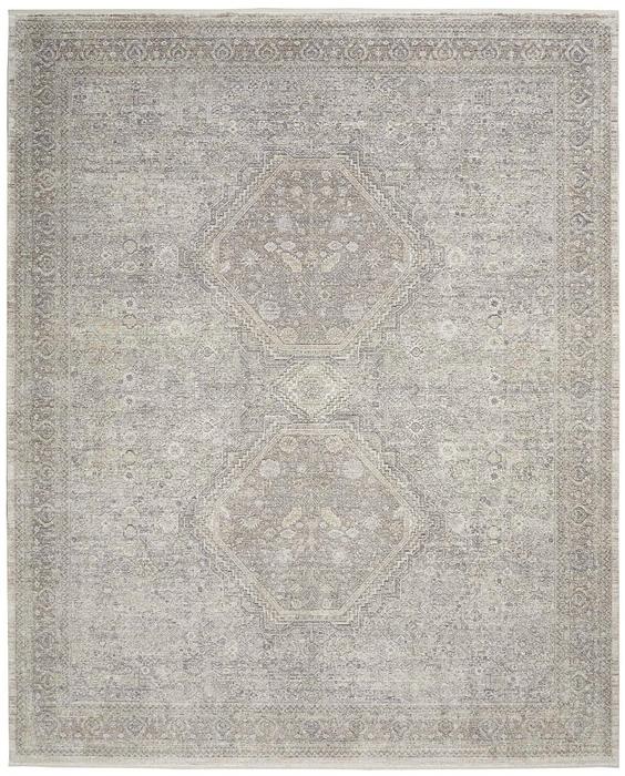Nourison STARRY NIGHTS STN04 CREAM GREY AREA RUG