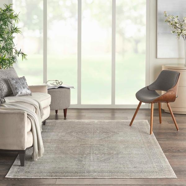 Nourison STARRY NIGHTS STN04 CREAM GREY AREA RUG