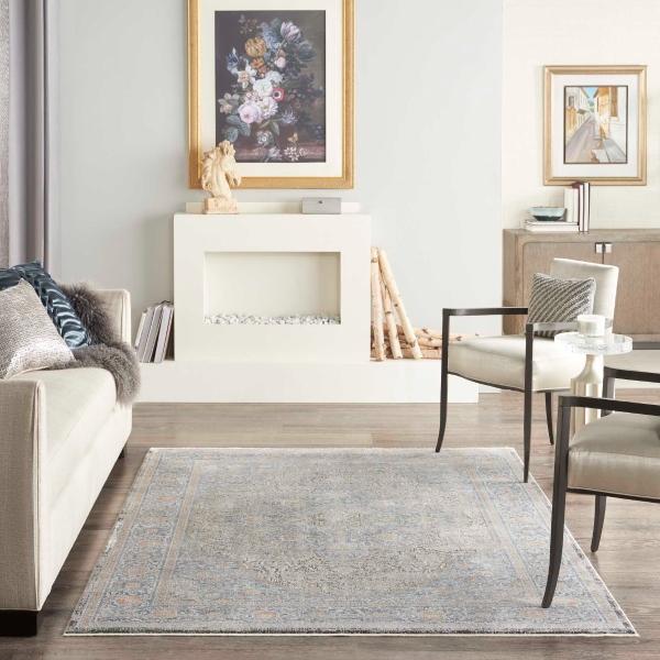Nourison STARRY NIGHTS STN07 BLUE AREA RUG