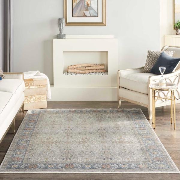 Nourison STARRY NIGHTS STN08 GREY AREA RUG