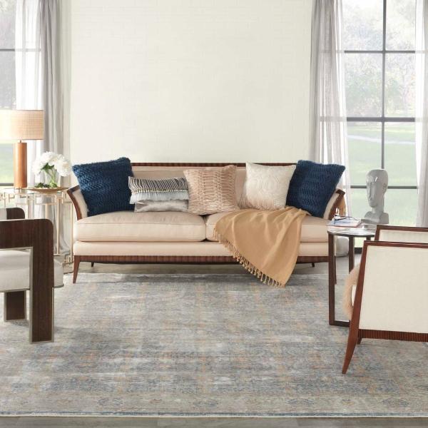 Nourison STARRY NIGHTS STN08 LIGHT BLUE AREA RUG
