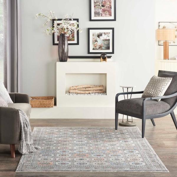 Nourison STARRY NIGHTS STN09 GREY/NAVY AREA RUG