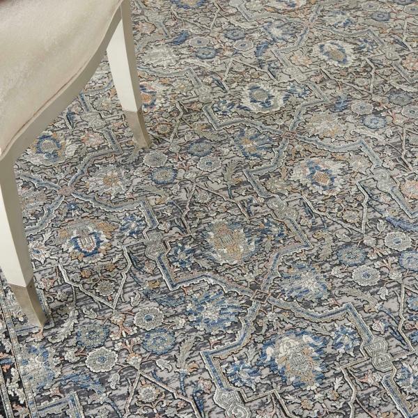 Nourison STARRY NIGHTS STN10 GREY/NAVY AREA RUG