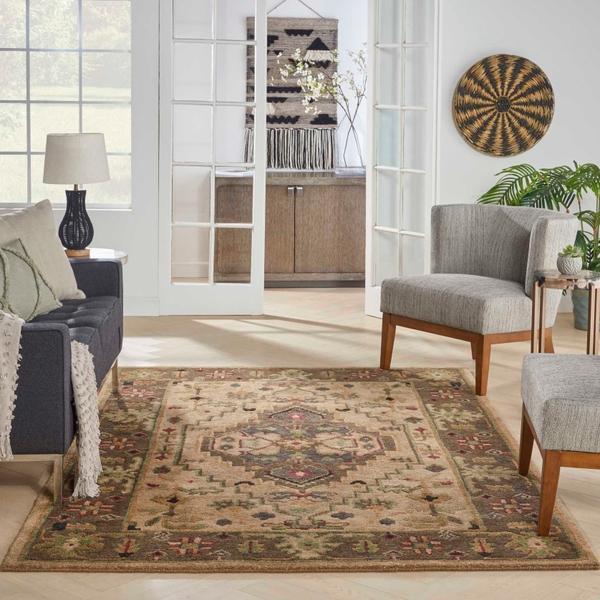 Nourison TAHOE TA01 BEIGE AREA RUG