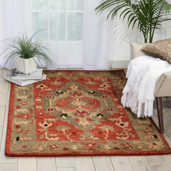 Nourison TAHOE TA01 RUST AREA RUG