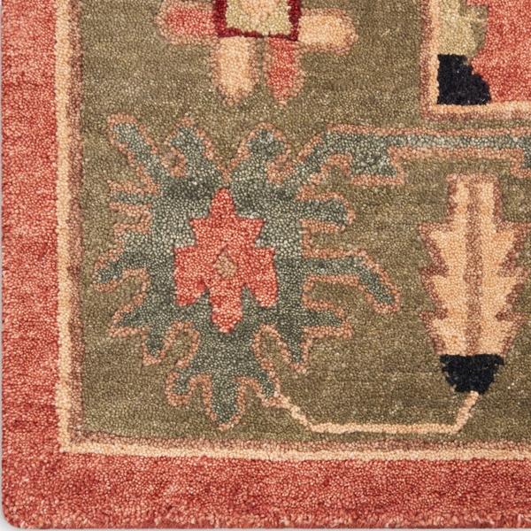 nourison TAHOE TA01 RUST AREA RUG
