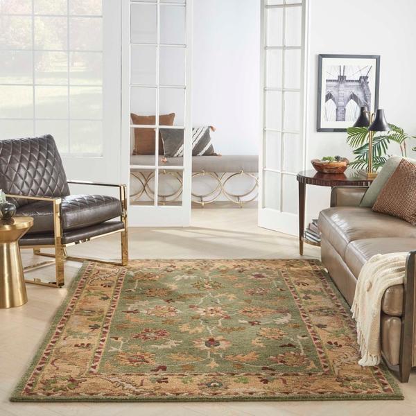 Nourison TAHOE TA03 GREEN AREA RUG