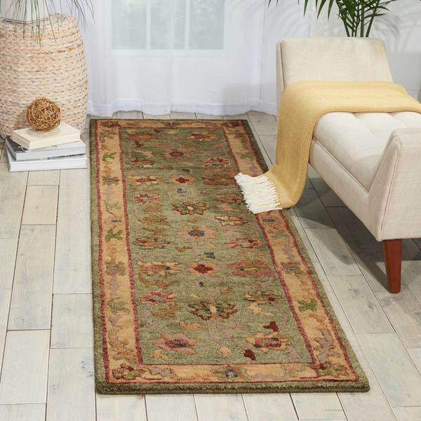 Nourison TAHOE TA03 GREEN AREA RUG