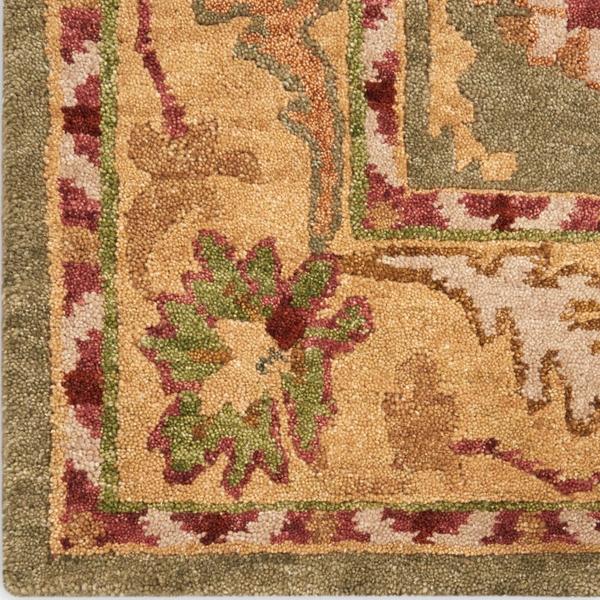 nourison TAHOE TA03 GREEN AREA RUG