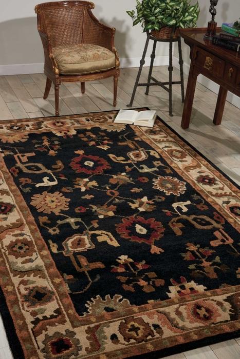 Nourison TAHOE TA08 BLACK AREA RUG