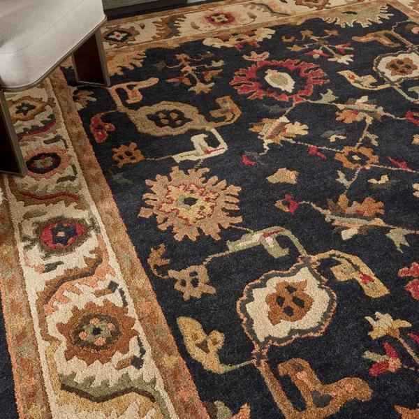 Nourison TAHOE TA08 BLACK AREA RUG